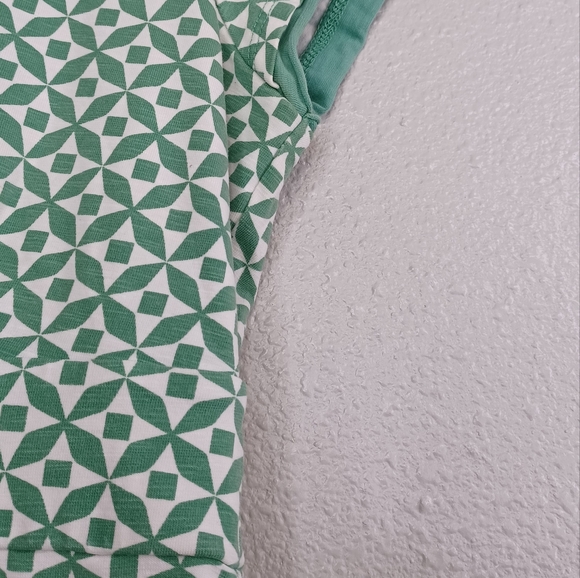 Boden Geo Print Short Sleeve V-Neck SZ 8R Sheath Dress - Picture 14 of 15